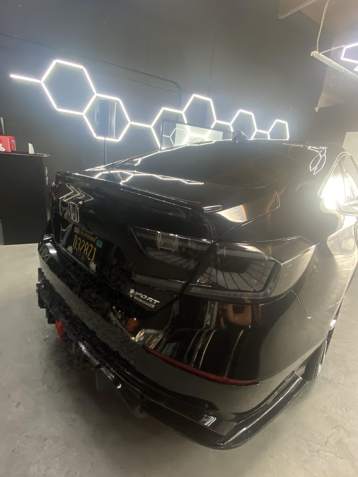 Honda Accord rear after paint correction